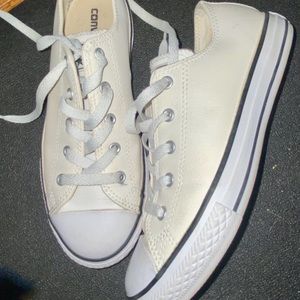 White Leather All Star Converse